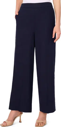 Halogen® Wide Leg Linen Blend Pants | Nordstrom | Nordstrom