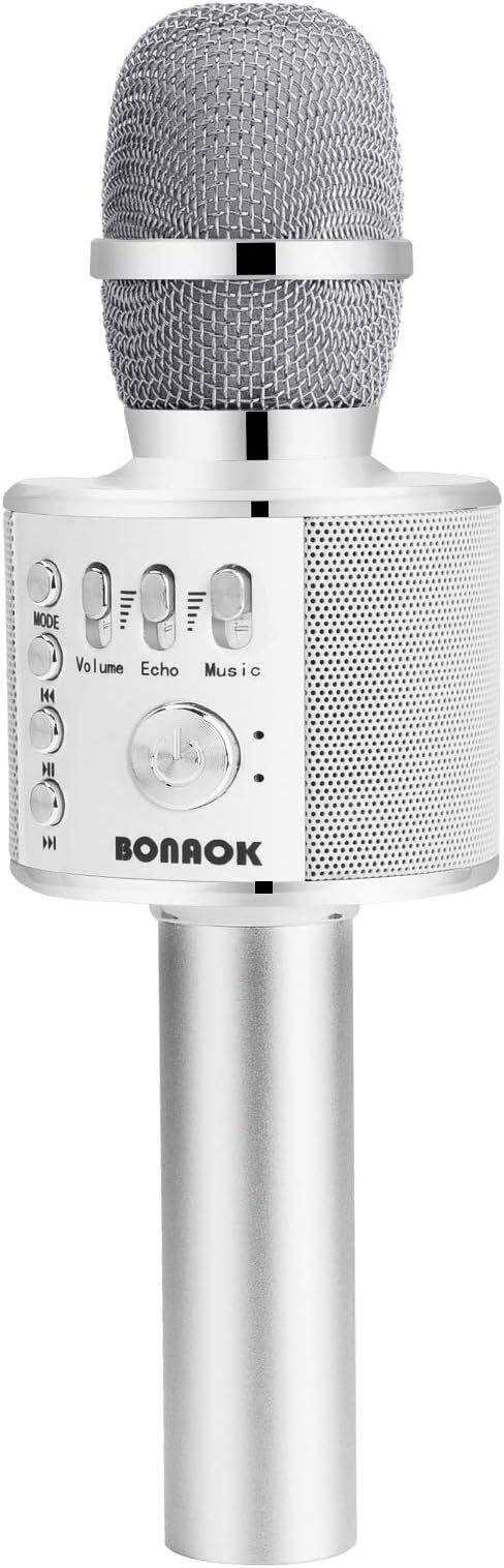 BONAOK Wireless Bluetooth Karaoke Microphone,3-in-1 Portable Handheld Mic Speaker for All Smartph... | Amazon (US)