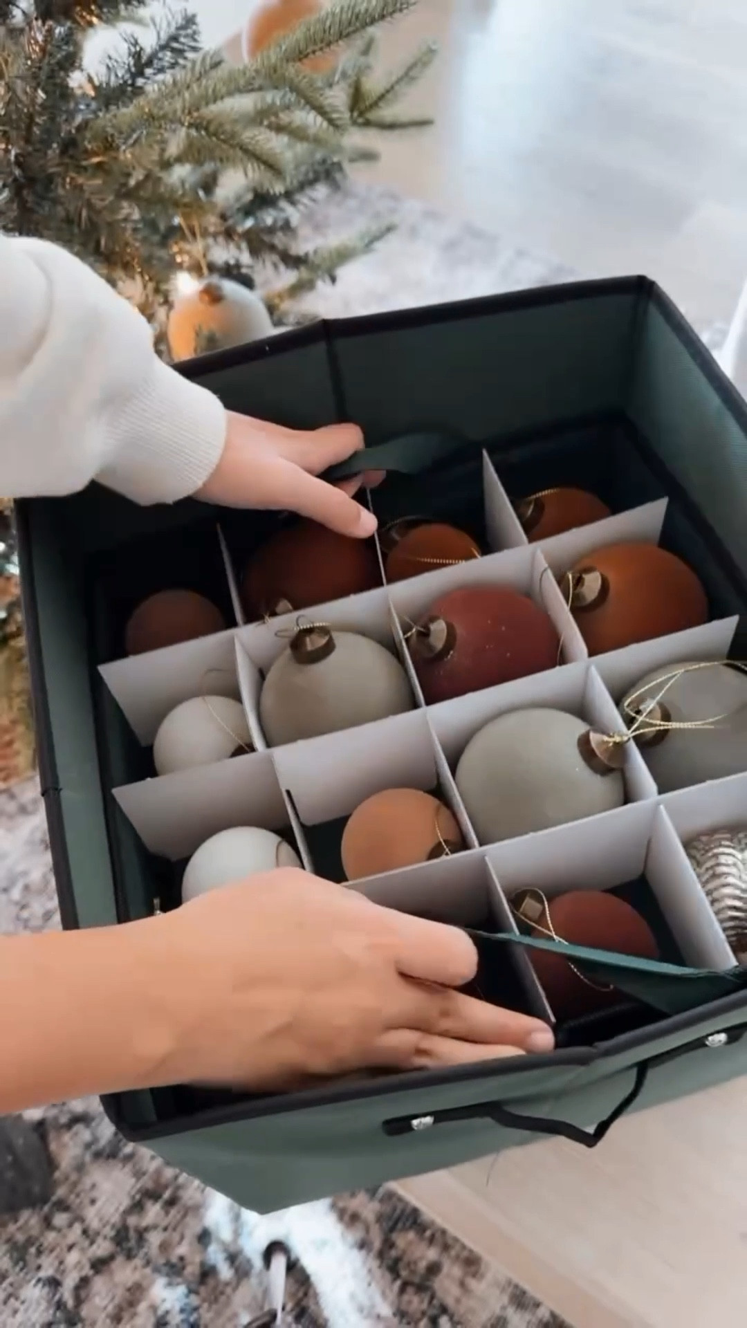 Putting away the last of our Christmas this weekend 🥲 buuuut so excited for a fresh clean home!! These storage boxes make it sooo easy! 

#LTKSeasonal #LTKHome #LTKFindsUnder50