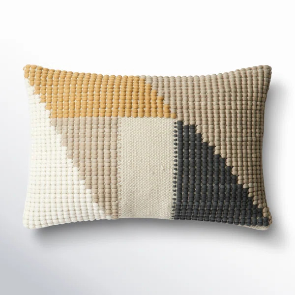 Loraine Geometric Lumbar Pillow Cover | AllModern