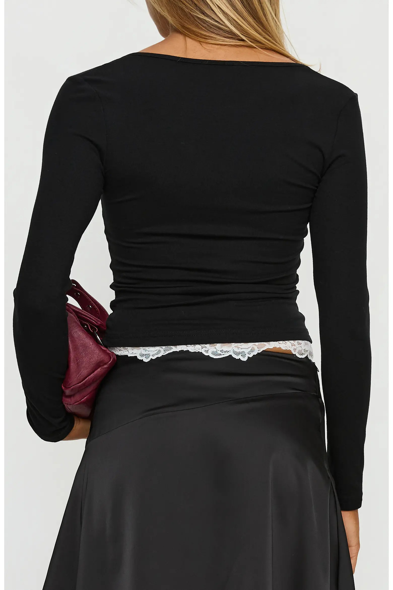 Princess Polly Falling Through Lace Detail Top (Women) | Nordstrom | Nordstrom