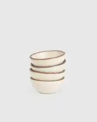 Bitty Bowl (Set of 4) by East Fork in Panna Cotta | Quince