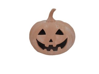 Spooky Village Terra Cotta Halloween Pumpkin | CVS