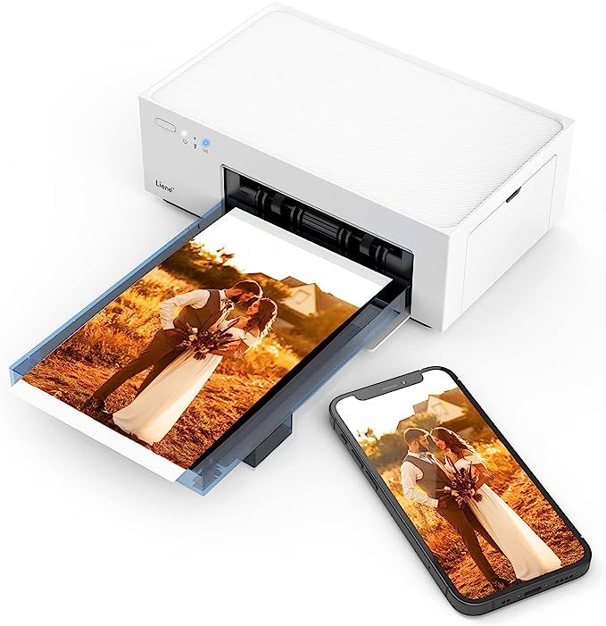 Liene 4x6'' Photo Printer, Wi-Fi Picture Printer, 20 Sheets, Full-Color Photo, Instant Photo Prin... | Amazon (US)