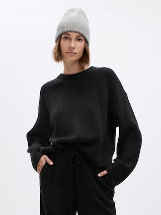 CashSoft Shaker-Stitch Relaxed Sweater | Gap (CA)
