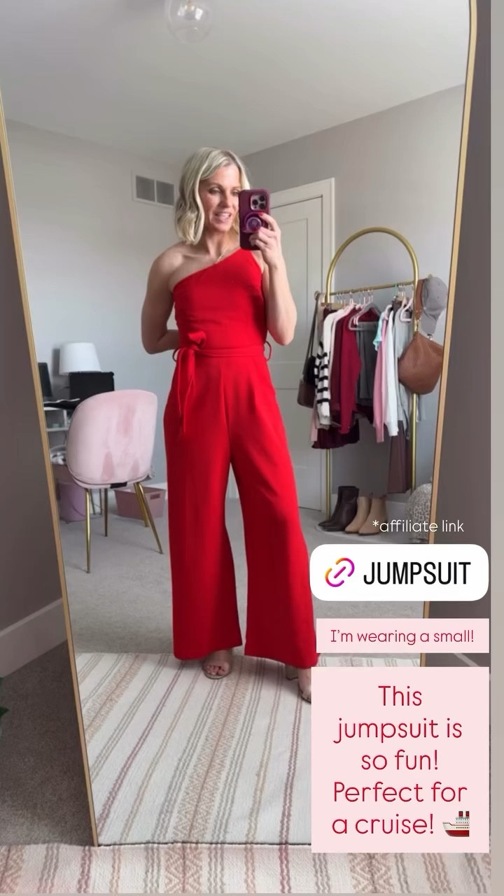 This jumpsuit is so fun! Perfect for a cruise! 🚢  I’m wearing a small! *affiliate link