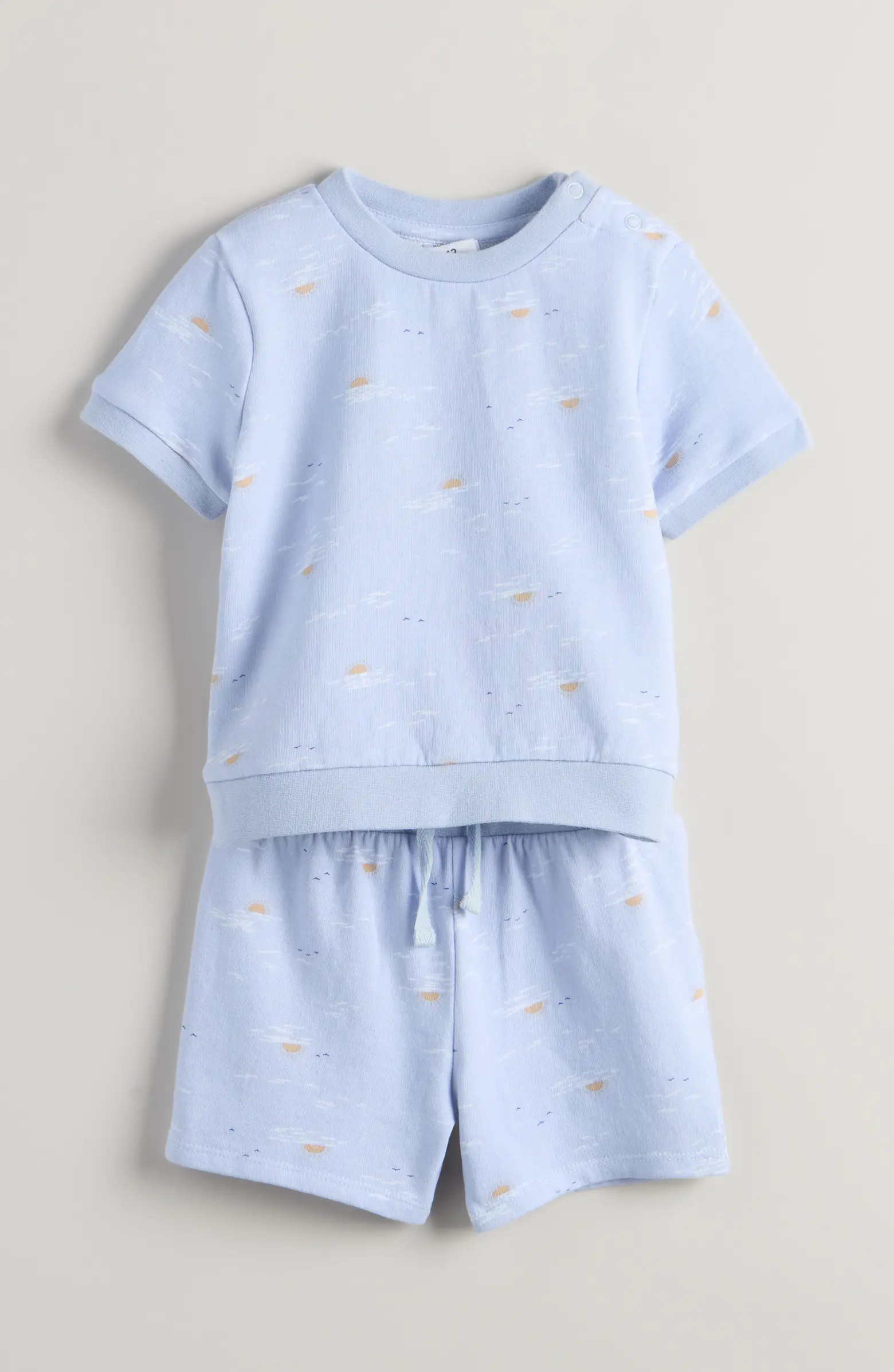 Nordstrom Fun Short Sleeve Cotton Sweatshirt & Sweat Shorts Set | Nordstromrack | Nordstrom Rack