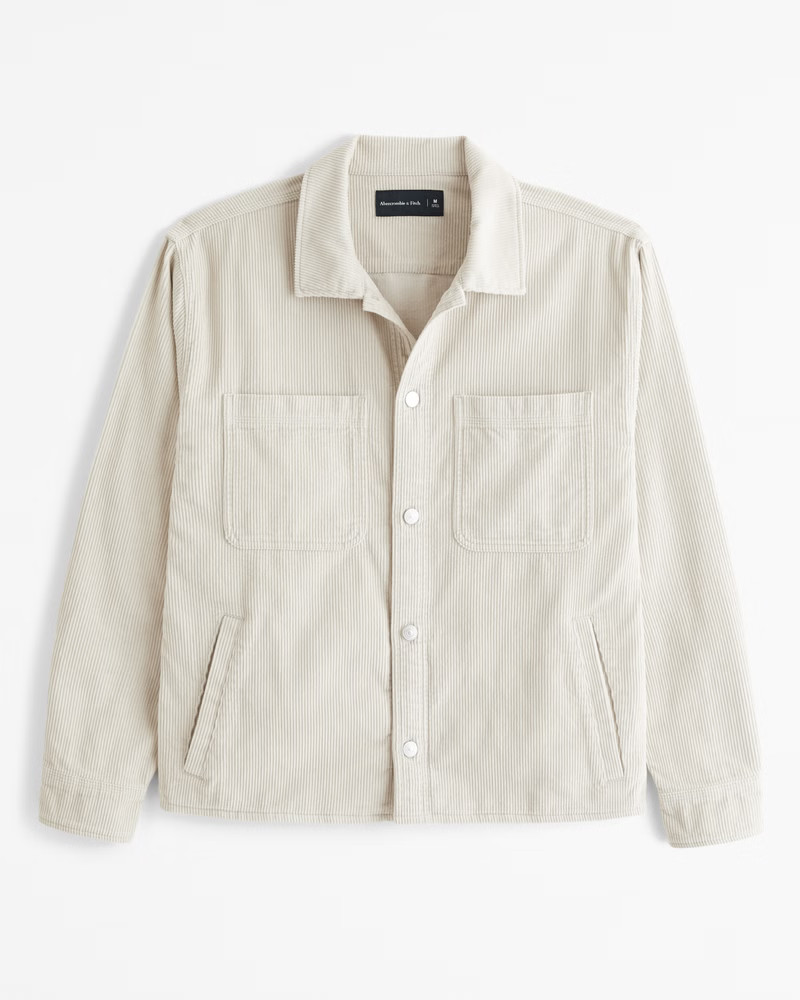 Men's Corduroy Shirt Jacket | Men's Tops | Abercrombie.com | Abercrombie & Fitch (US)