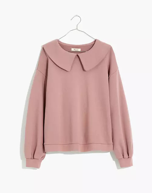(Re)sourced Cotton Collared Sweatshirt | Madewell