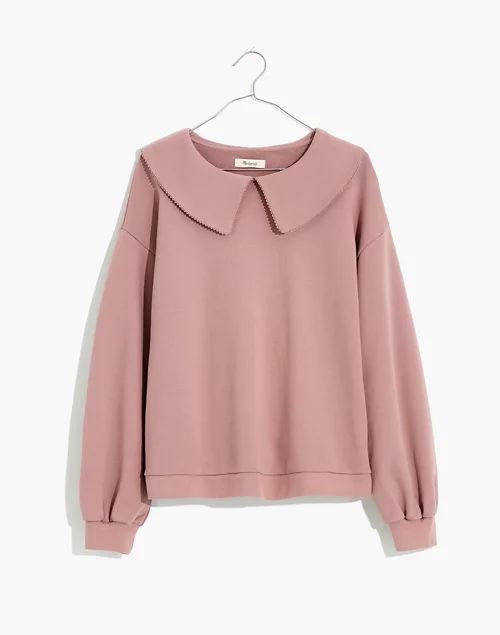 (Re)sourced Cotton Collared Sweatshirt | Madewell