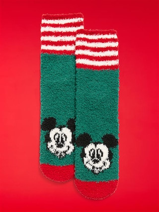 Old Navy x Disney Holiday-Graphic Cozy Socks for Women | Old Navy (CA)
