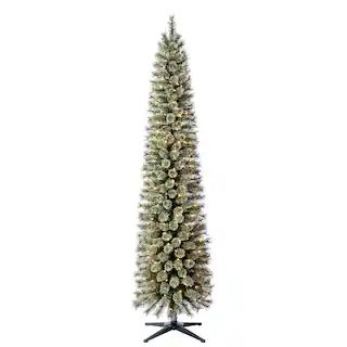 7ft. Pre-Lit Artificial Cashmere Pencil Christmas Tree, Clear Lights by Ashland® | Michaels | Michaels Stores