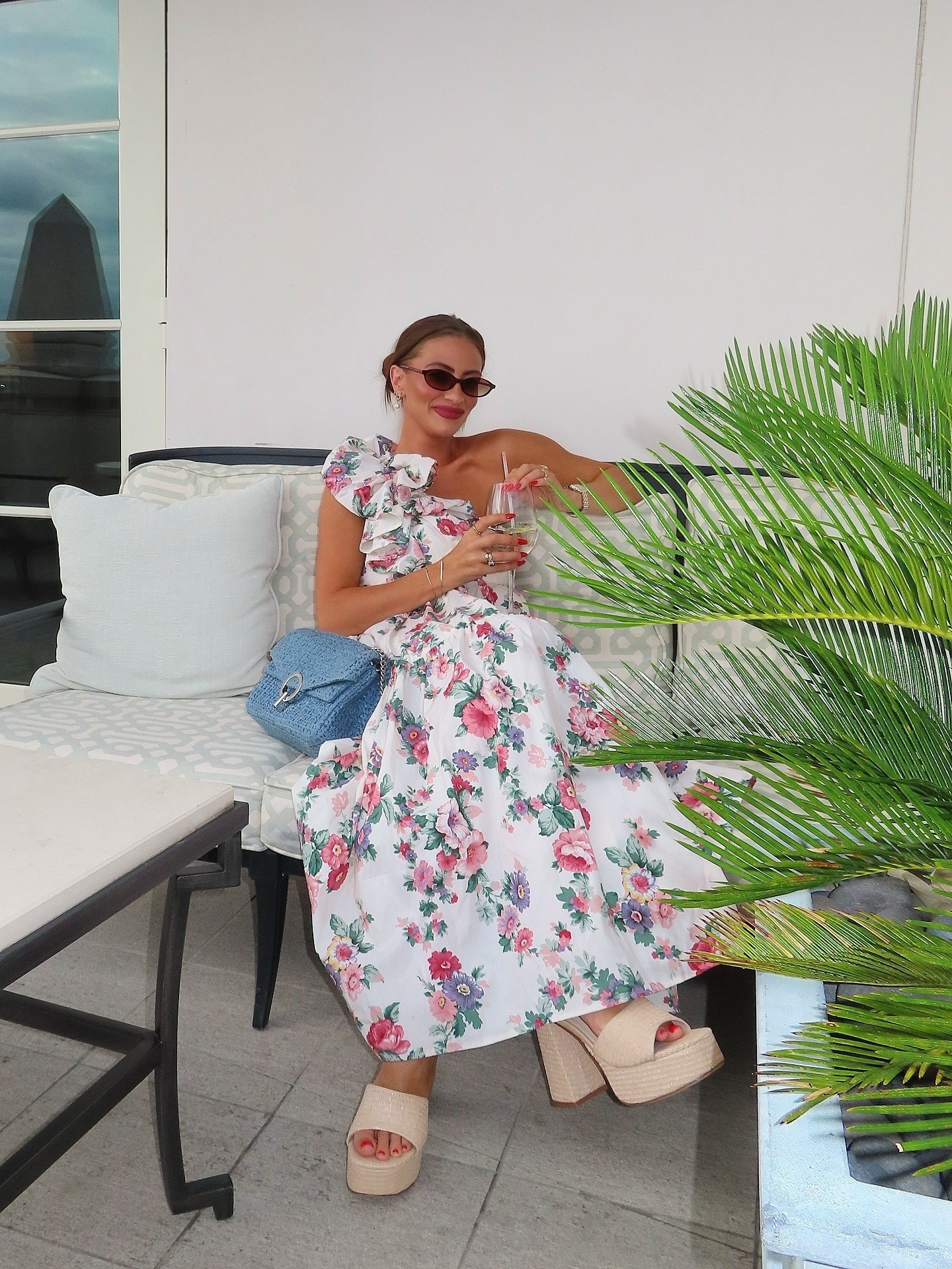 Platform shoes, blue crossbody bag, Sandro, sunnies, Amazon sunglasses, custom dress, Larroude 

#LTKStyleTip #LTKParties #LTKShoeCrush