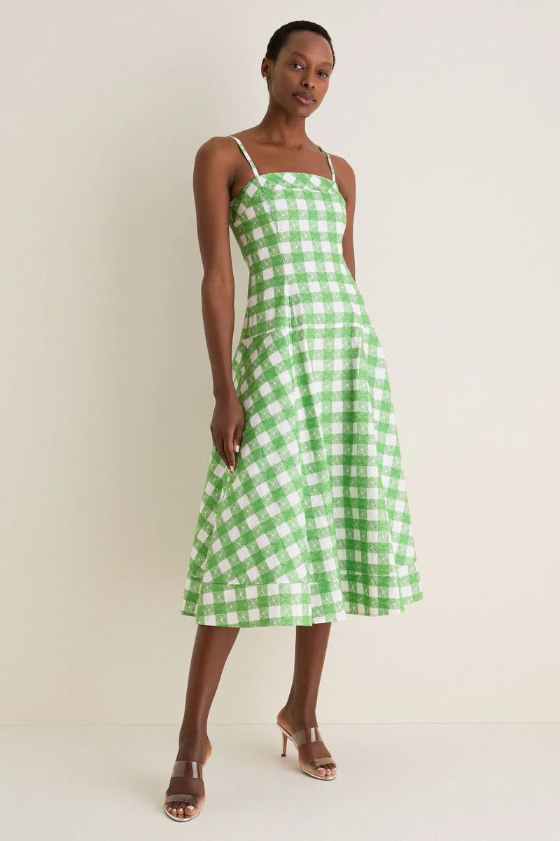 Grass Green Drop Me a Note Dress | Tuckernuck (US)