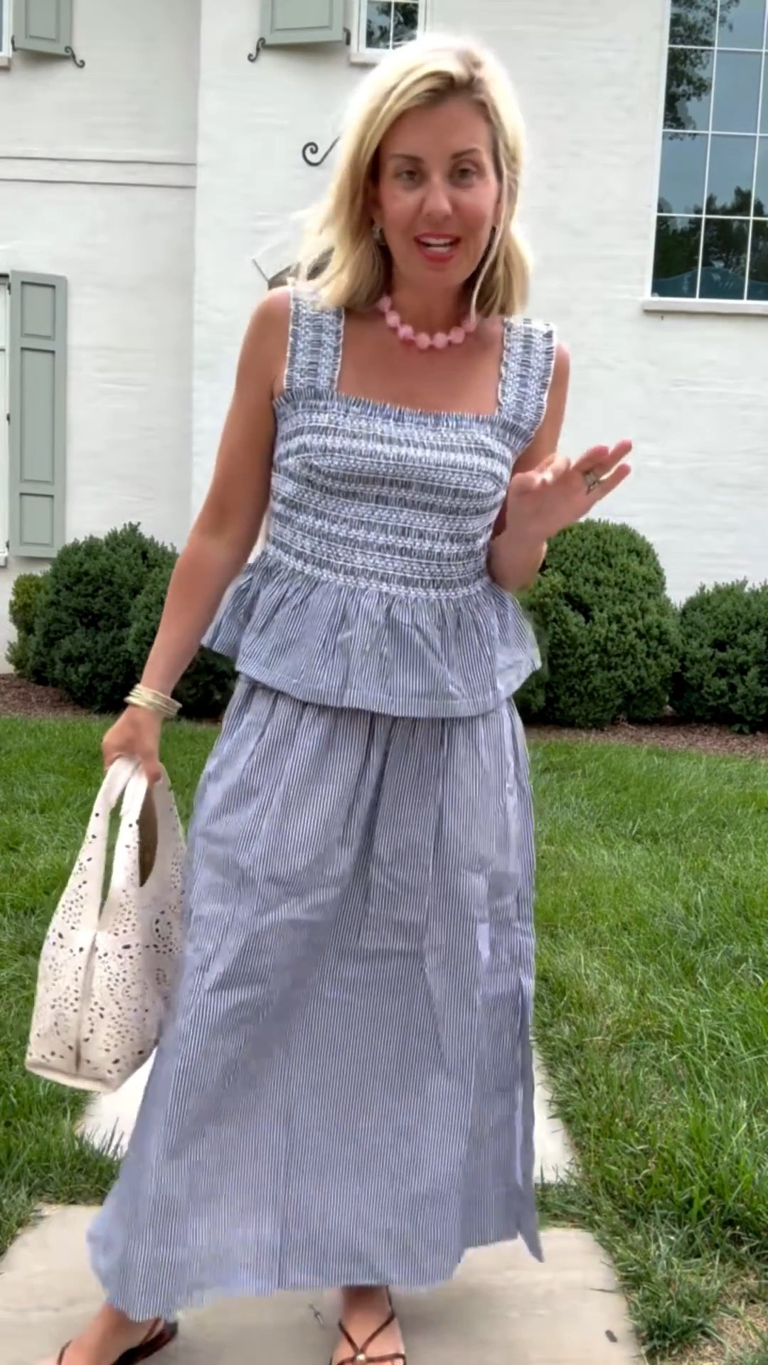 Another set that we are living in this summer! We’re wearing it together or separate and mixing and matching it with everything in our closets. 

Top - small
Skirt - xs 
Sandals- 8 tts 

*code Catherine20 at Allie + Bess

#LTKdayinmylife #LTKmomlife #LTKSeasonal