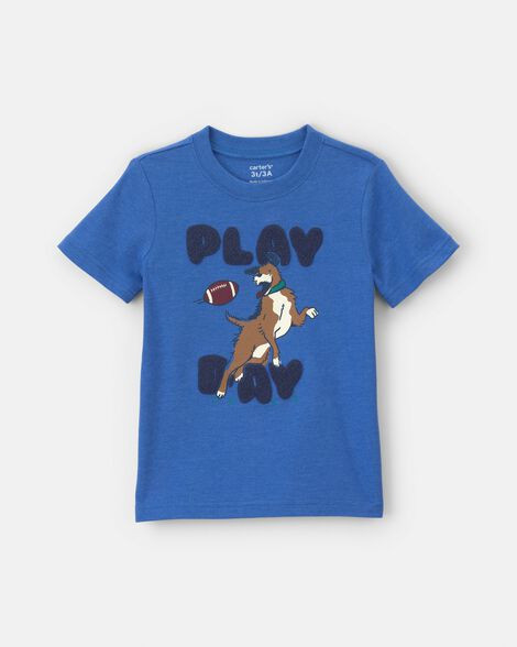 Toddler Boy 'Play Day' Dog Graphic Tee - Blue | Carter's | Carter's Inc