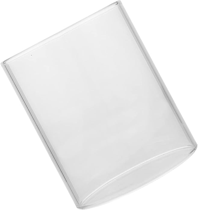Amazon.com: Homoyoyo Clear Glass Hurricane Candle Holder - Open Ended Cylinder Lamp Shade for Ele... | Amazon (US)