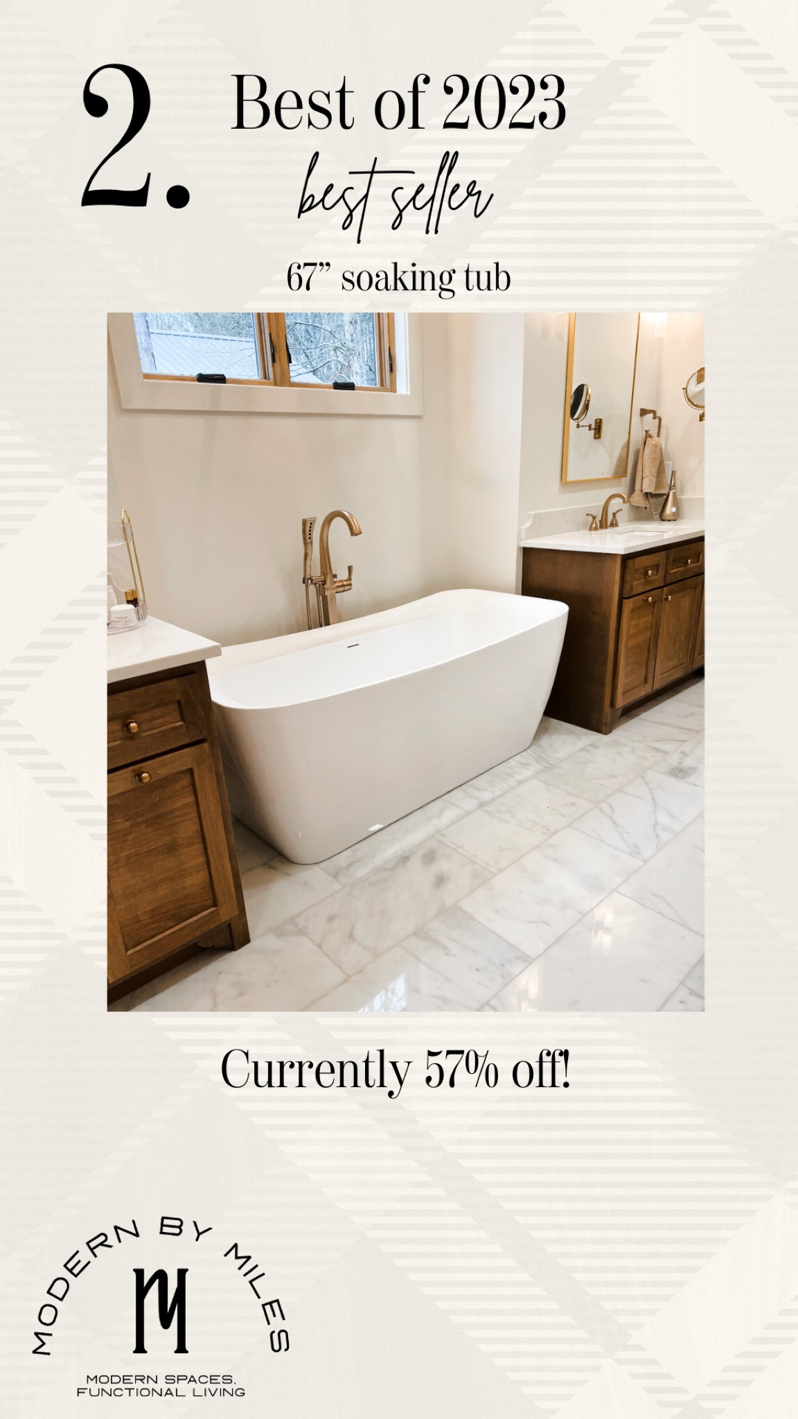 Best of 2023 #2!

Best soaking tub, 67” and currently $699!


#LTKhome #LTKfamily