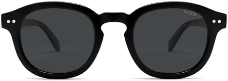 SOJOS Retro Vintage Polarized Sunglasses for Women Men, Classic Square Panto Shades SJ2626 | Amazon (US)
