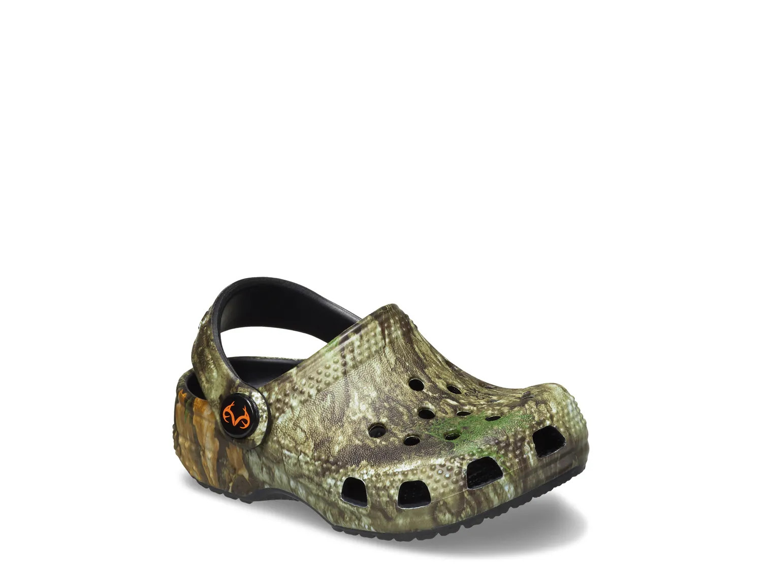 Crocs Realtree APX Crocs Littles Clog Kids' | Boy's | Dark Green/Black Camouflage | Size 2/3 Infant | Clogs | Sandals | Slip-Ons | DSW