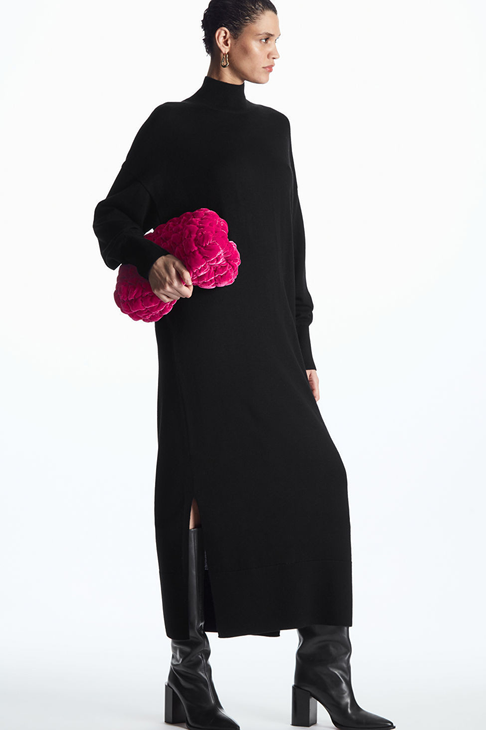 LIGHTWEIGHT MERINO-WOOL TURTLENECK DRESS | COS (US)