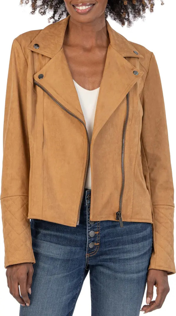 Emma Faux Suede Moto Jacket, Nordstrom Fall Sale, Nordstrom Suede Jacket, Casual Style | Nordstrom