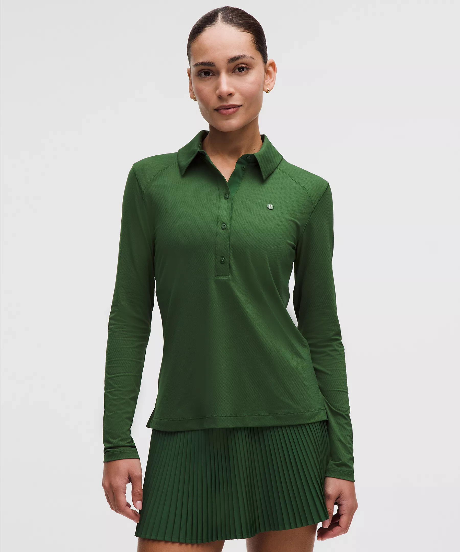 Quick-Dry Long-Sleeve Polo Shirt | Lululemon (US)