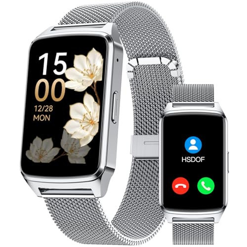 paybay Smart Fitness Watch for Women, Activity Tracker, Calorie Step Counter Pedometer IP68 Waterproof for Android and iPhone (Silver, 1.57) | Amazon (US)