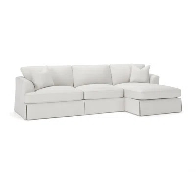 Lucia 4 - Piece Slipcovered L-Sectional | Wayfair North America