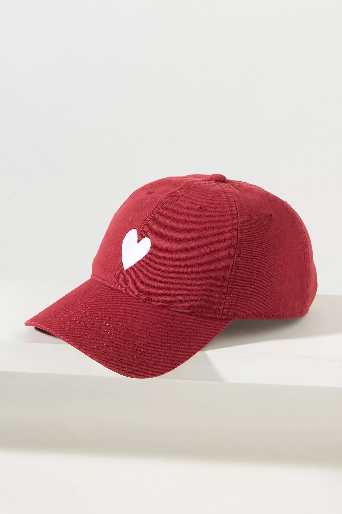 Kerri Rosenthal Embroidered Heart Baseball Cap | Anthropologie (US)