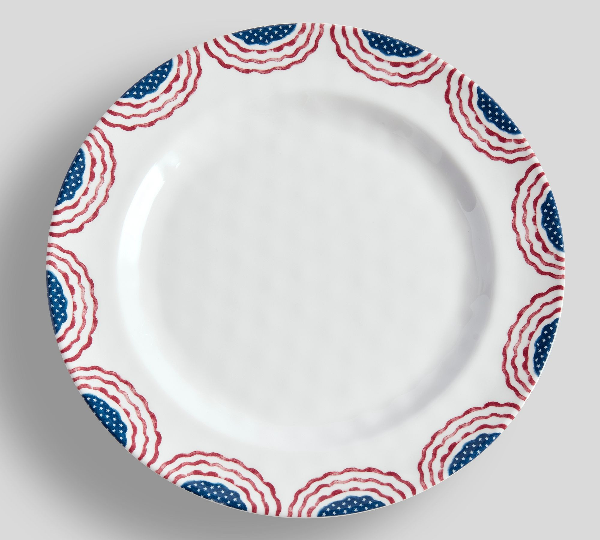 Cabana Americana Bunting Outdoor Melamine Salad Plates - Set of 4 | Pottery Barn (US)