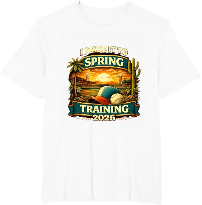 Spring Training I Made It to Baseball is Back 2026 T-Shirt | Amazon (US)