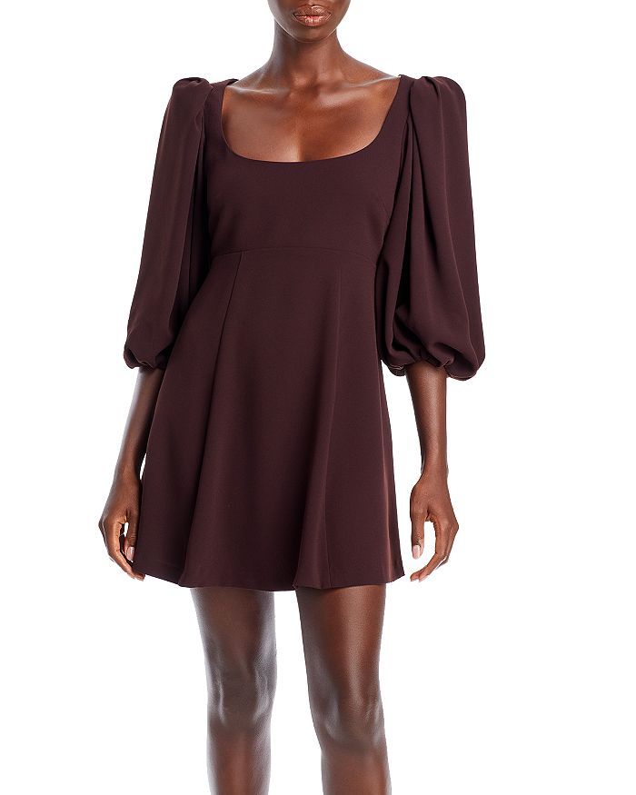 Puffed Sleeve Mini Dress | Bloomingdale's (US)