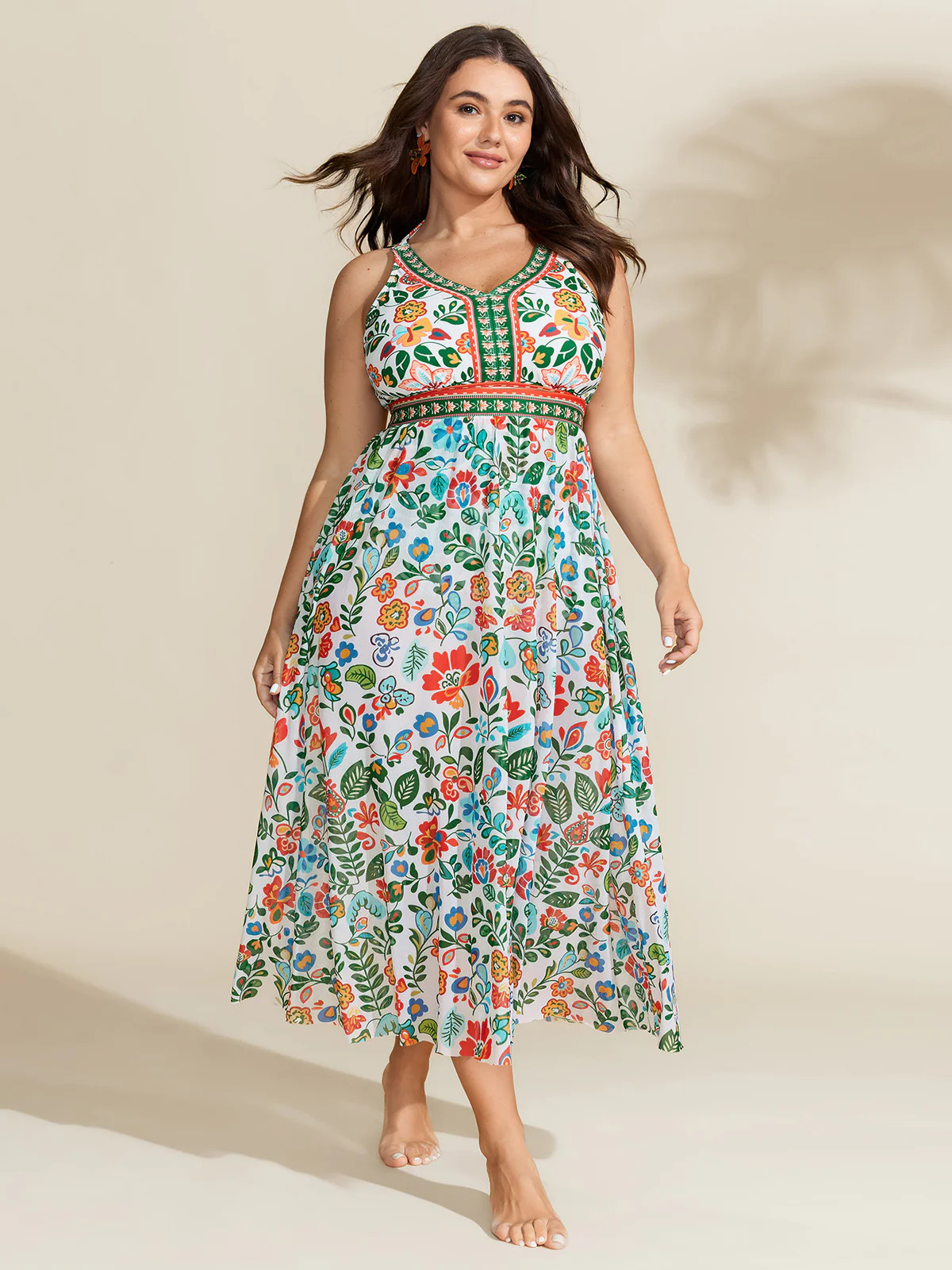 Two-Piece Tummy-Friendly Sarong Swimsuit | Bloomchic