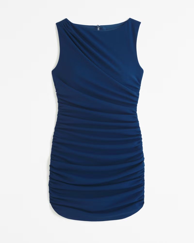 Women's Stretch Draped Mini Dress | Women's Clearance | Abercrombie.com | Abercrombie & Fitch (US)