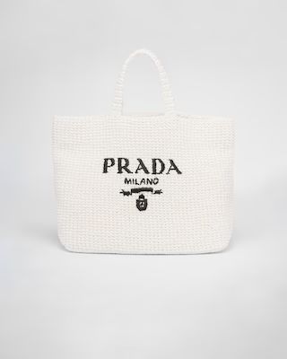 Crochet tote bag | Prada Spa (EU + UK)