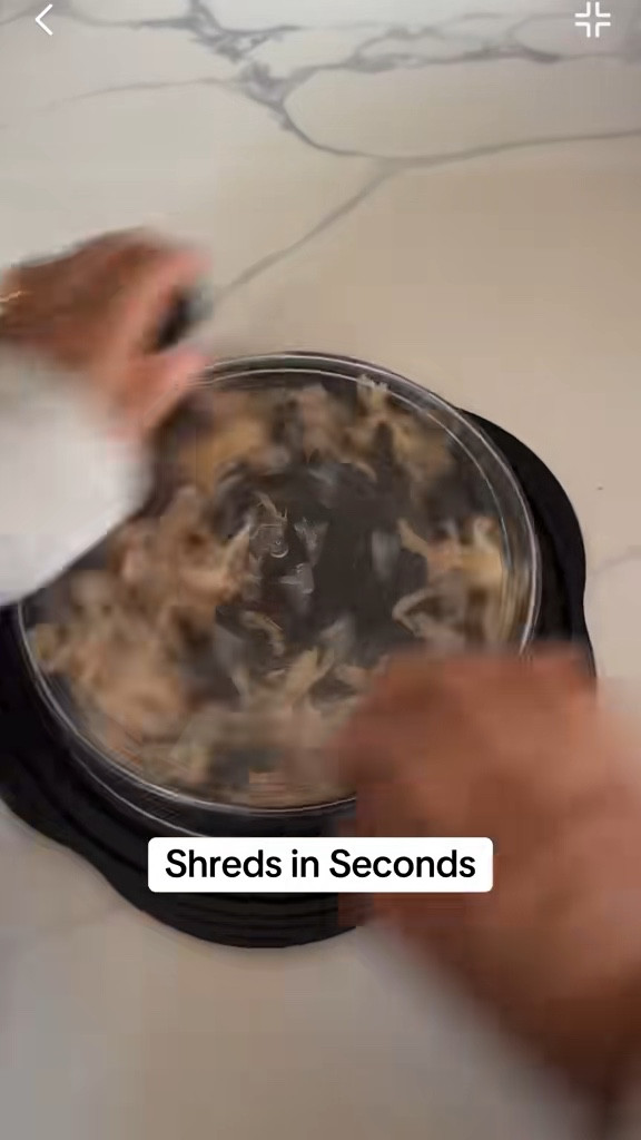 This shreds chicken in seconds! My new favorite kitchen gadget. 

#LTKFindsUnder100 #LTKFamily #LTKHome