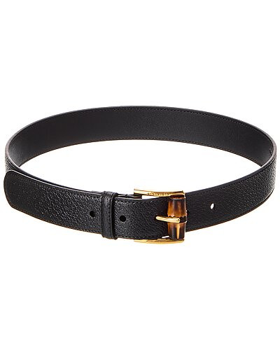 GG Logo Leather Belt | Gilt & Gilt City