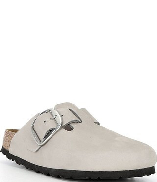 Women's Boston Big Buckle Nubuck Clogs | Dillard's