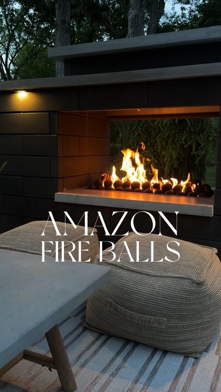 These ceramic fireballs are a game changer for our fireplace! Modern and make the flame so much larger than the rocks!! 

#LTKSeasonal #LTKVideo #LTKFindsUnder50