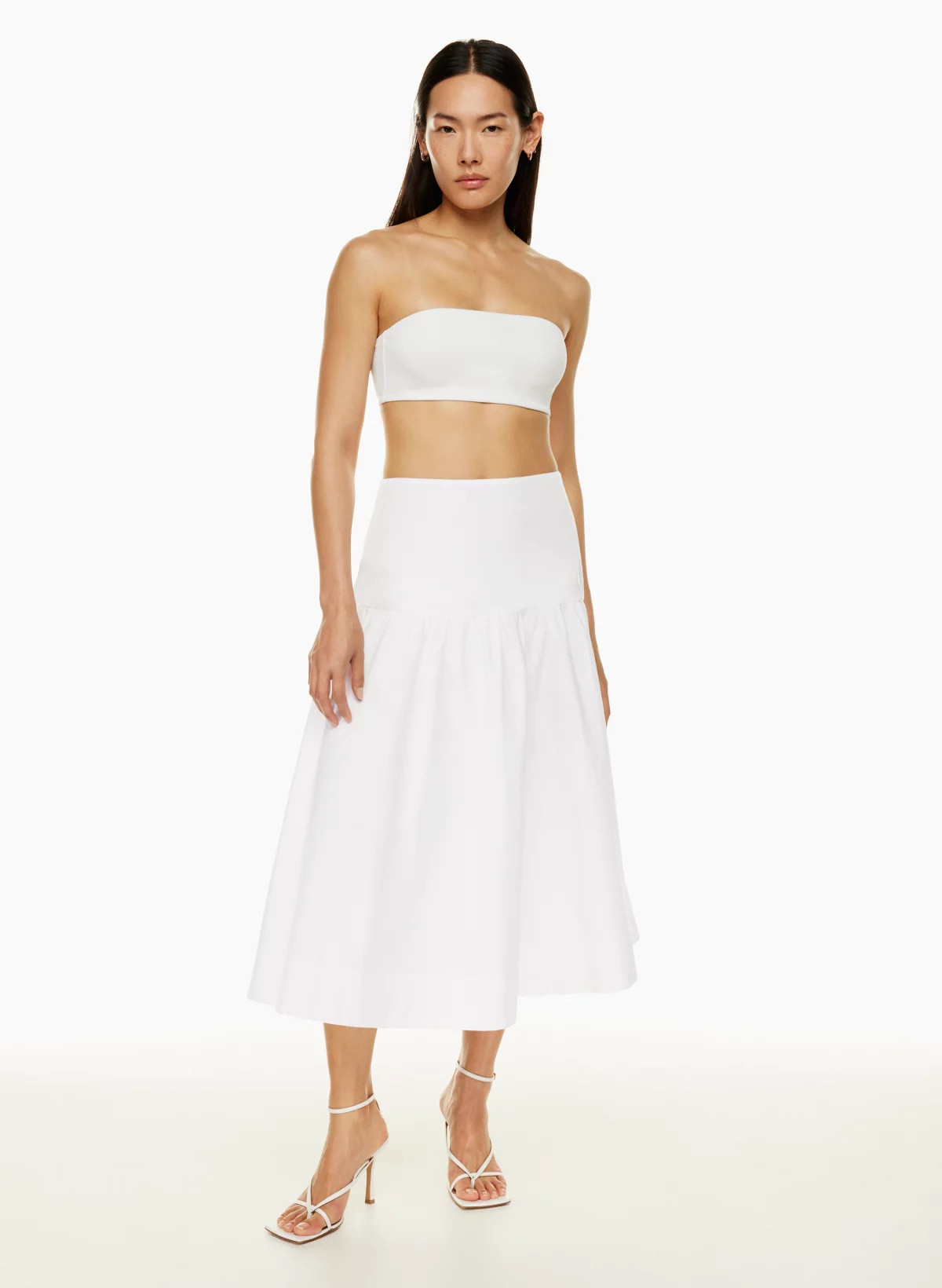 CHANDELIER POPLIN SKIRT | Aritzia