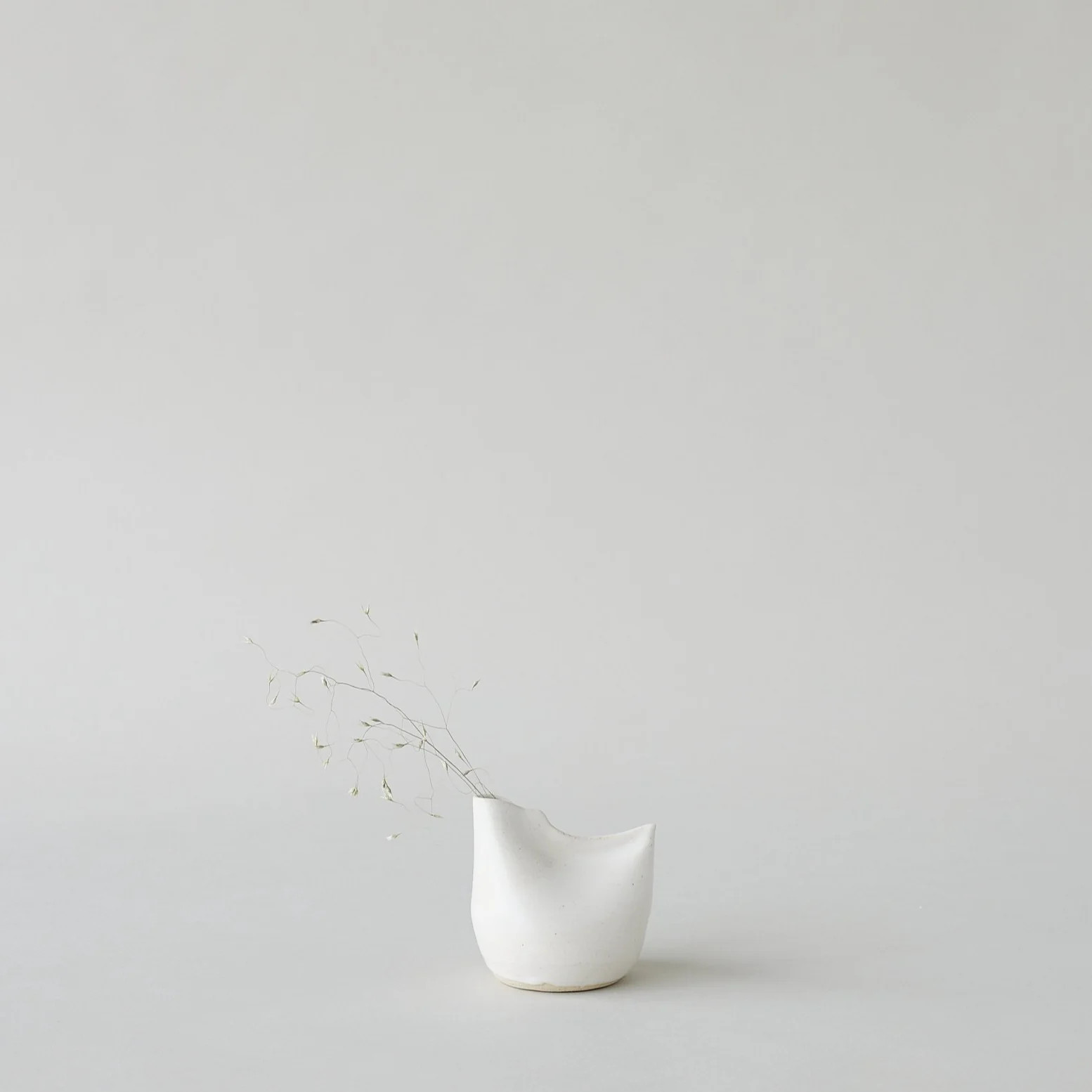 Hand Thrown White Bird Vase | Bloomist | Bloomist, Inc