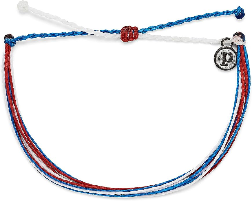 Pura Vida Original Spring 2021 Style Bracelet - 100% Waterproof, Adjustable Band - Plated Brand C... | Amazon (US)