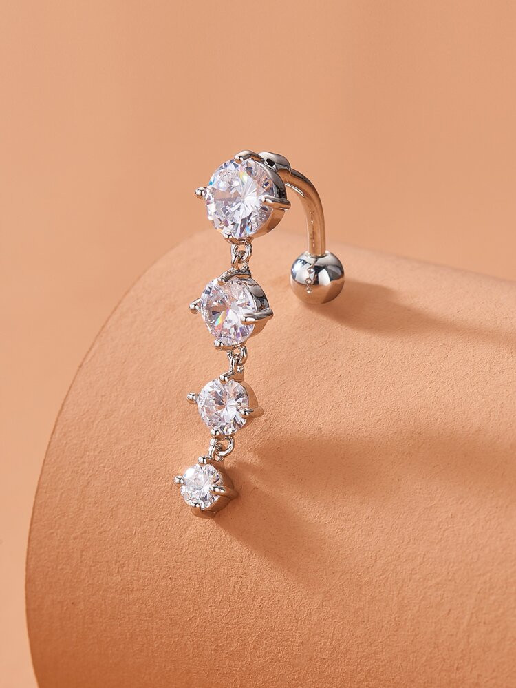 Rhinestone Decor Belly Ring | SHEIN