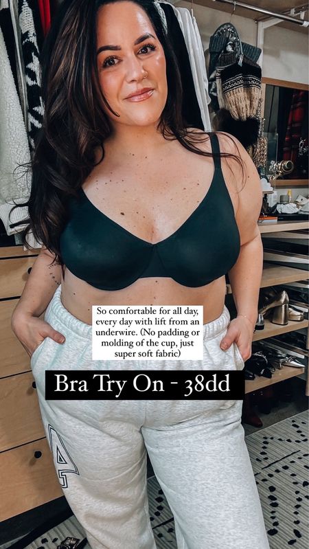 <swipe to see details
Skims bra try on! Ordered my true size 38dd in all of these and they fit perfect. 
Strapless bra, Tshirt bra, everyday bra 

#LTKMostLoved #LTKstyletip #LTKmidsize