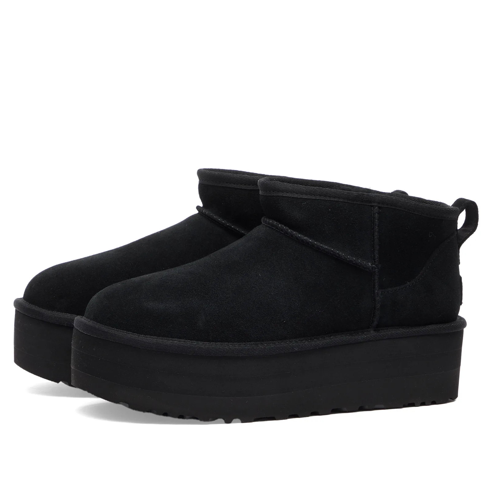 UGG Women's Classic Ultra Mini Platform in Black, Size UK 5 | END. Clothing