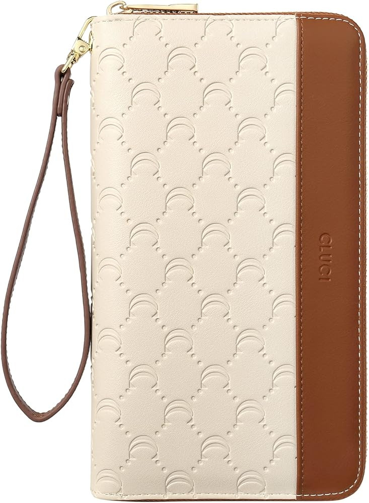 CLUCI Womens Wallet RFID Bifold Wristlet Large | Amazon (US)