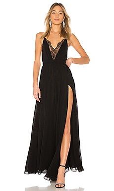 Michael Costello x REVOLVE Justin Gown in Black from Revolve.com | Revolve Clothing (Global)