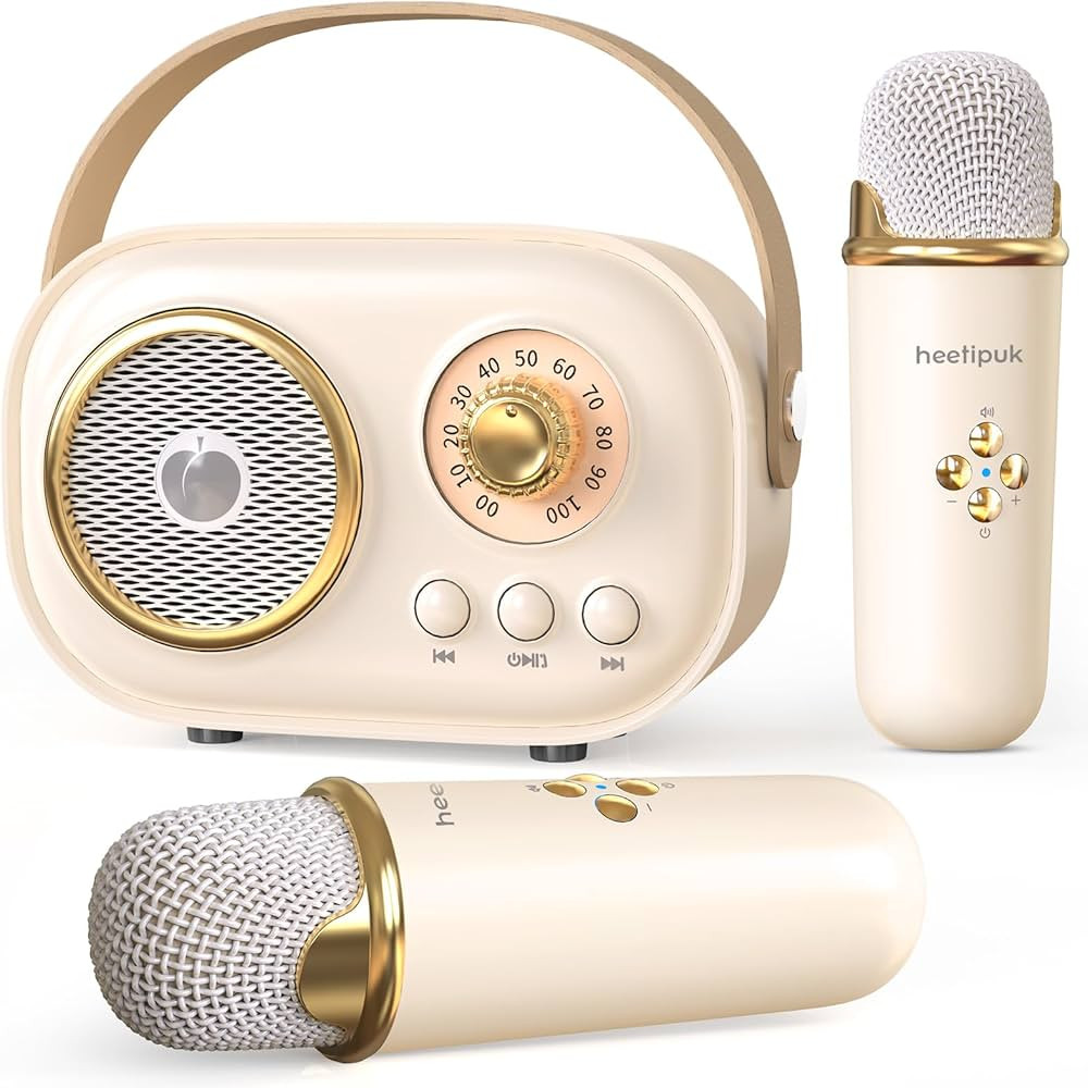 Mini Karaoke Machine,White Elephant Gifts,Stocking Stuffers for Teen,Christmas Gifts for 3-12+ Ye... | Amazon (US)