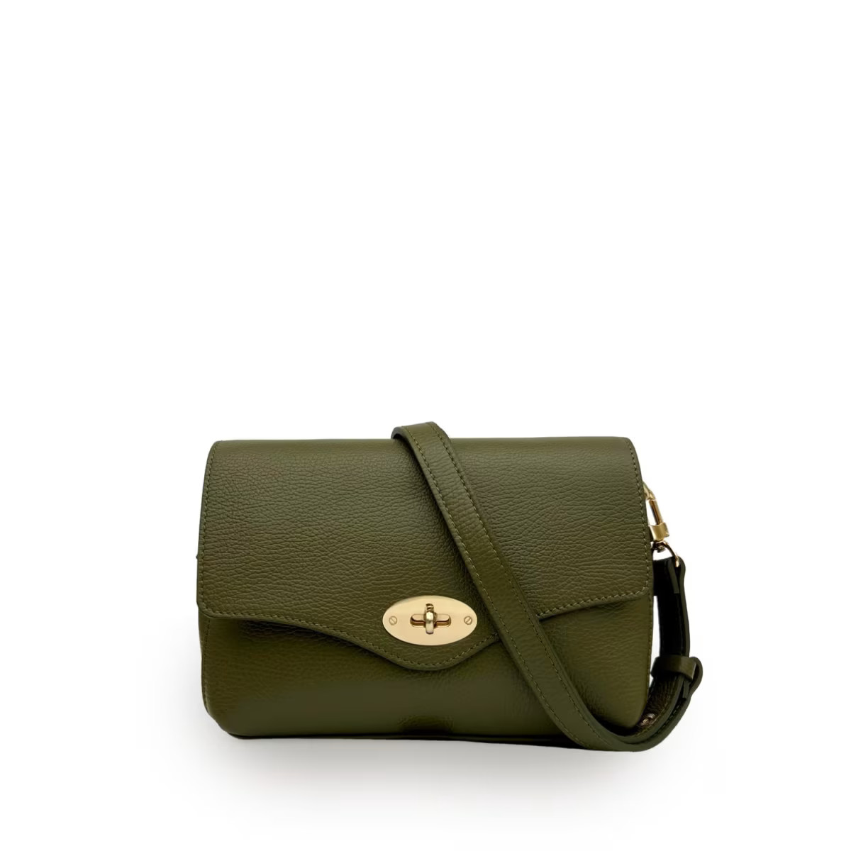 The Maddie Midi Olive Leather Bag | Wolf & Badger